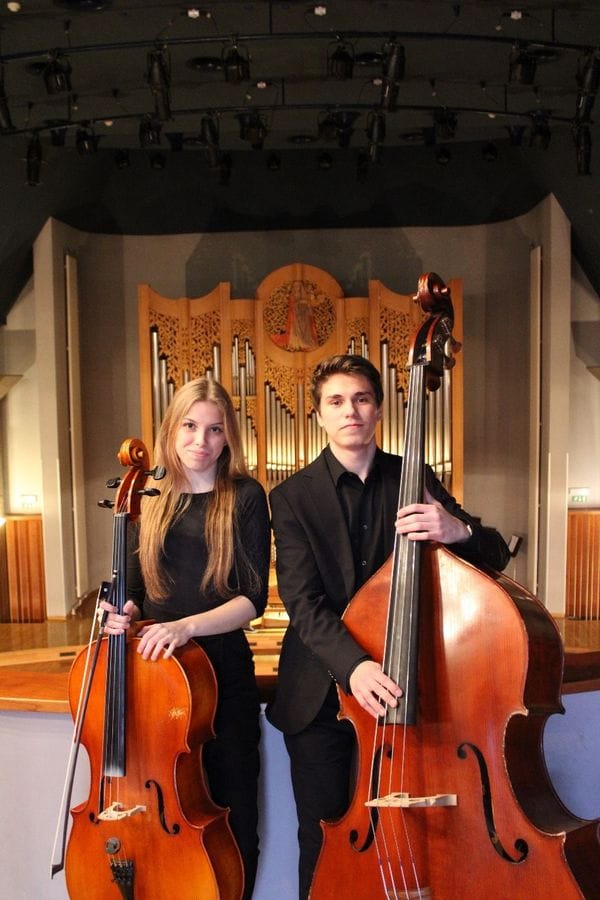 Predmaturitetni koncert – Sara Pungartnik Črešnar, violončelo in Luka Srebre, kontrabas