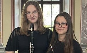 Zaključni koncert - Ela Voh, klarinet in Katja Krepel, oboa
